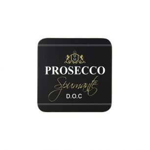 coaster vin prosecco noir 10x10cm  (6)