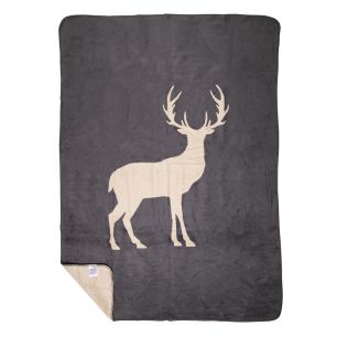 plaid staand hert 130x180cm