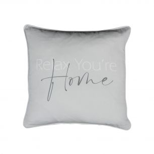 baumwoll kissen relax you're home 45x45cm*