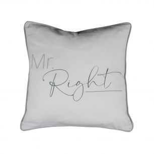 oreiller en coton mr right 45x45cm*