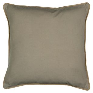 cushion beige with jute piping 55x55cm*