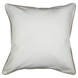 cushion white with jute piping 55x55cm*