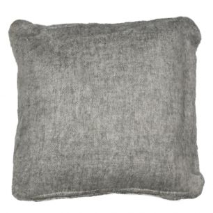*kissen wolloptik frans grau/weiss 45x45cm*