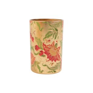 Tea Light holder gold foil C 12,5cm