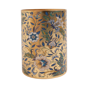 Tea Light holder gold foil D 24cm