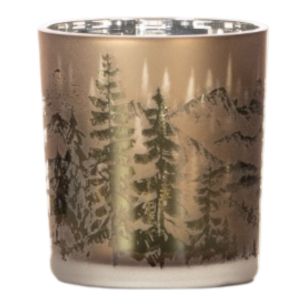 Tea Light holder mountains beige 8cm