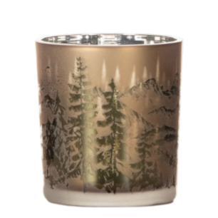 Tea Light holder mountains beige 8cm