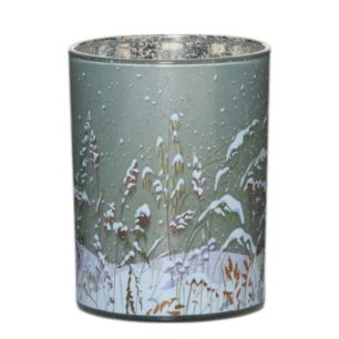Tea Light holder snow branches medium 12cm
