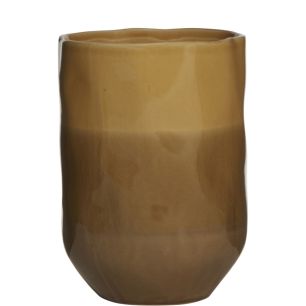  Planter Ceramic amber h20 d15 