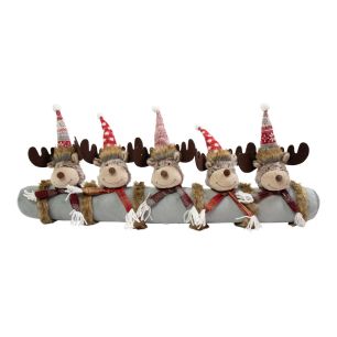 Knitted Rudolf windstopper grey 30x88 cm