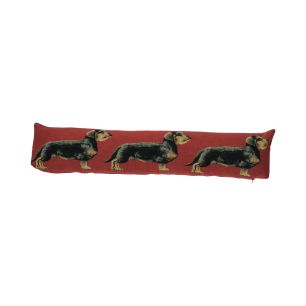 gobelin draught excluder wire-haired dachshund 20x90cm