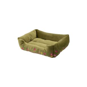 Panier Animal S broderie olive vert 55x42x15cm