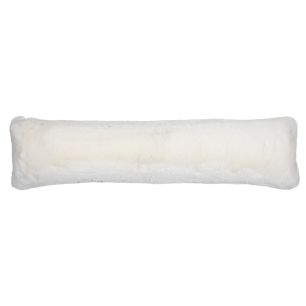 draught excluder teddy soft off-white 20x90cm