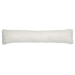 draught excluder curly teddy off-white 20x90cm
